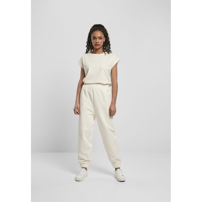 Pantalon Femme - Urban Classics - Taille Haute - Couleur Beige - Coton Biologique - Pantalon Ballon