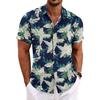 Men's Hawaiian Beach Shirt Tropical Flower Print