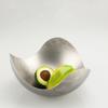 Vintage Silver Stainless Steel Fruit Tray, Salad Bowl, Tableware, Snack Storage Tray, Coffee Shop Decoration Service Tray