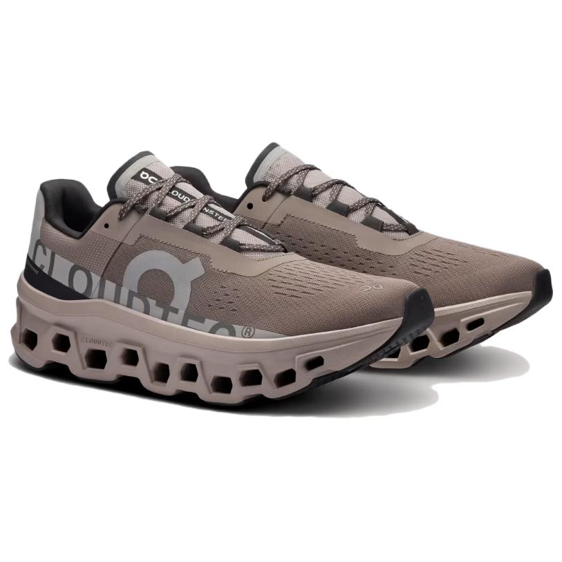 New On CloudmOnster Running Shoes Men Low Top Light Brown 61-97729