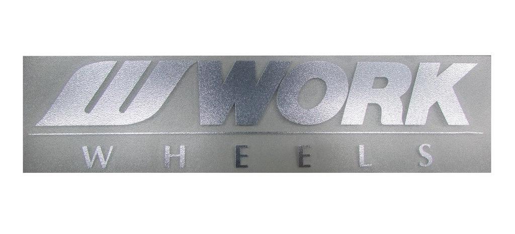 WORK Sticker 7.9 inches (200 mm), Mirror Type WORKST-200MR