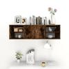 Wall Shelf Smoked Oak 102 X 30 X 29 Cm Engineered Wood