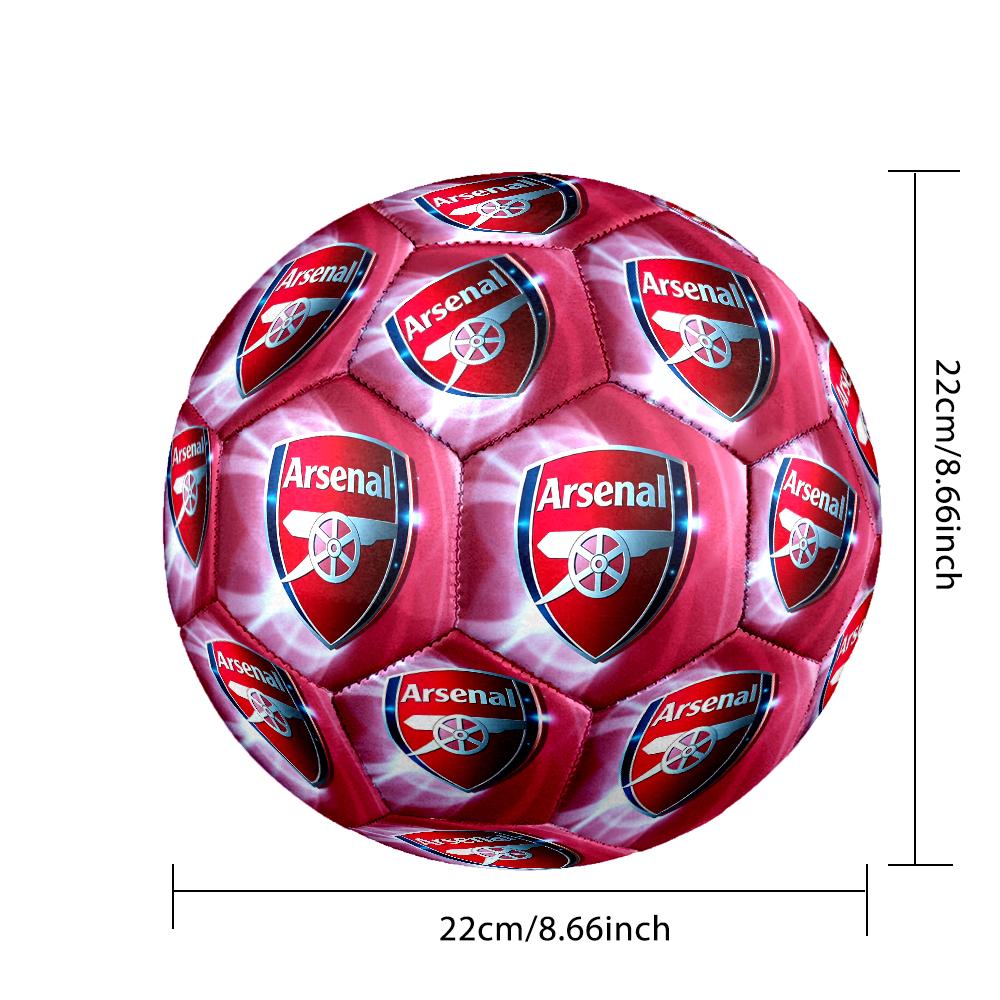 1pc Football Club Size 5 Soccer Ball, Standard Sport Football Firm Stitching for Training And Match, Gentle On the Feet, Durable and Unique