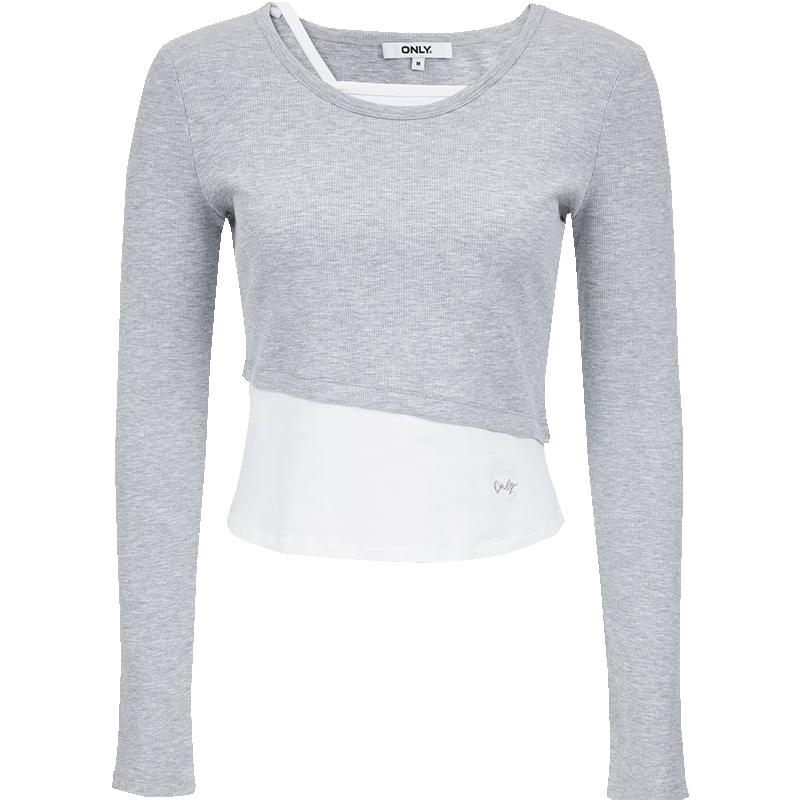 ONLY Women s Embroidered Logo Layered T-Shirt 2XL