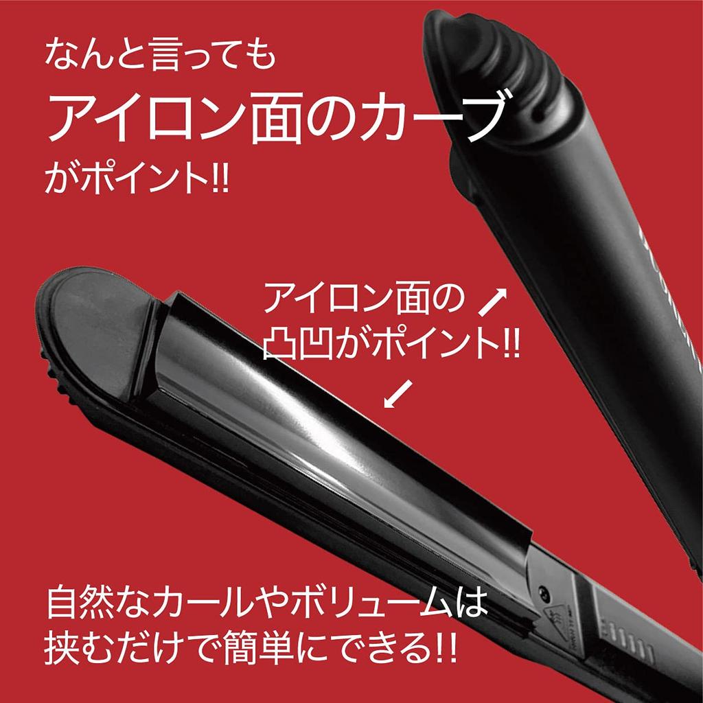 Jiang BUSKER HAIR Volume Magic Straightener, Hair Iron, Curl Tips, Korean Cosmetics, Korean Beauty Salon, Stylish, 3x30x6cm