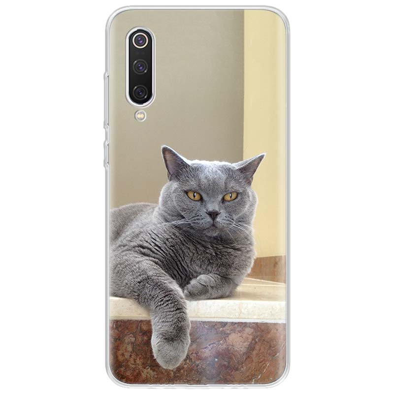 

British Shorthair Cat Phone Case For Xiaomi Redmi Note 10 11 12 13 14 15 Pro Plus 11S 12S 14S 11T 11E 10S Soft TPU Back Cover Re Redmi Note 13 5G