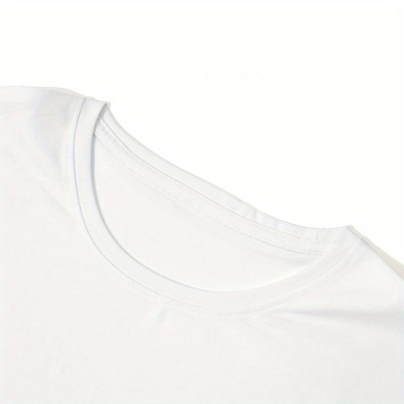 European sizes European and American Fashion Letter Print Men's Funny Personality Short-Sleeve T-Shirt