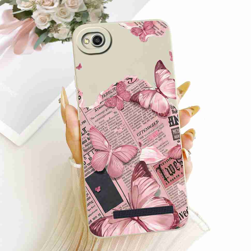 For Xiaomi Redmi 4A Case 5.0" Cute Cat Butterfly Cartoon Soft Silicone Cover For REDMI 4A Redmi 4A Protective Shell Bumper