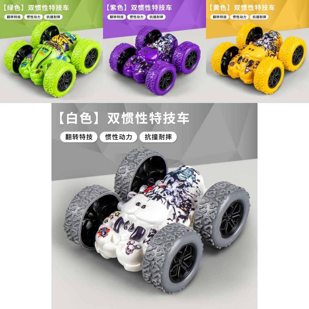 Inertia Doublesided Offroad Stunt Car Toy For Kids Ages 0 To 6