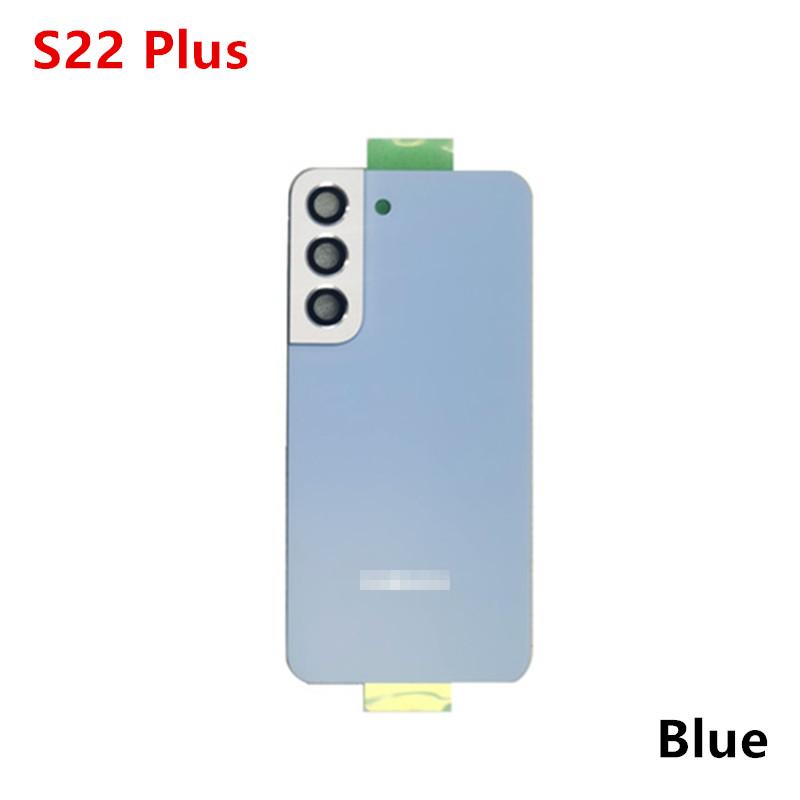 S908 Housing For Samsung Galaxy S22 Ultra Plus S901 S906 5G Battery Cover Glass Repair Back Door Rear + Logo Camera Lens