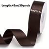 1 rolka poliestrowej wstążki materiałowej idealna na kokardy, pakowanie prezentów, dekorację tortu, dekorację na ślub, urodziny