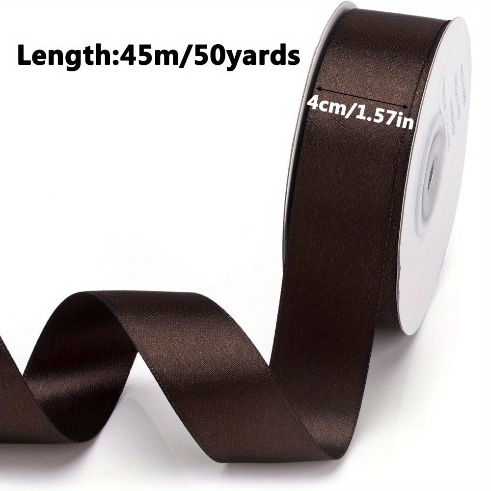 1 rolka poliestrowej wstążki materiałowej idealna na kokardy, pakowanie prezentów, dekorację tortu, dekorację na ślub, urodziny