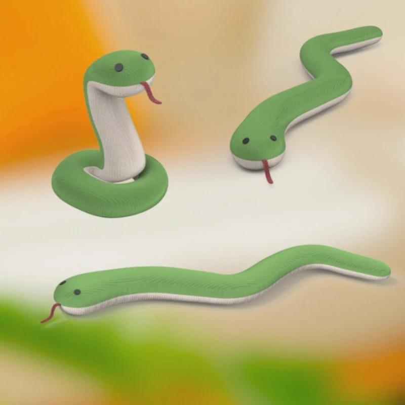 Interactive Snake Cat Toy with Catnip Crinkle Sound Plush Kitten Chew Toy for Teeth Cleaning