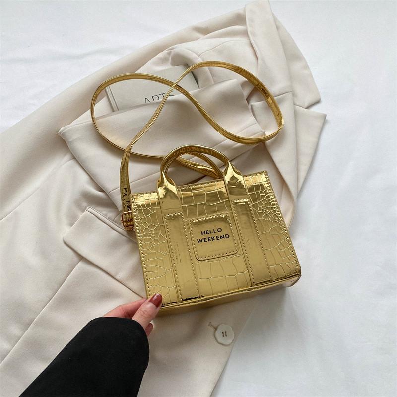 Fashionable Pu Leather Crossbody Bag Elegant Small Square Bag For Daily Use