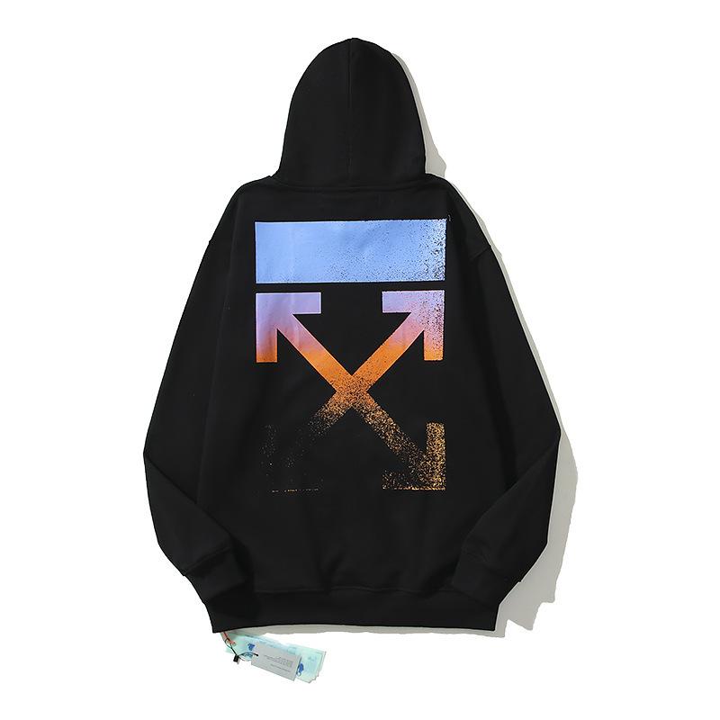 OFF-WHITE Unisex Hoodie aus Baumwoll-Frottee - Trendig & Hochwertig