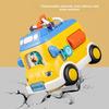 Multifunctional School Bus Light Sound Educational Toy For Toddlers Boys And Girls