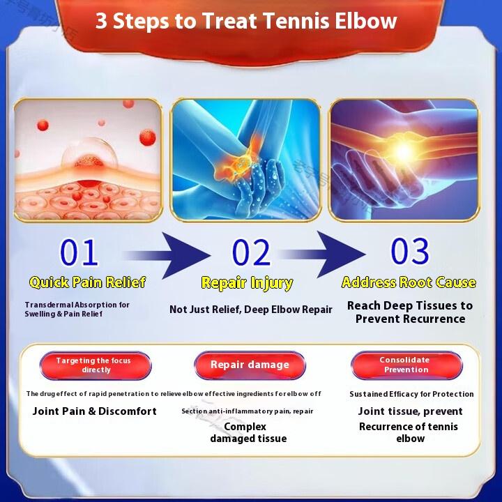 Tennis elbow special plaster humerus lateral epicondylitis gel arm elbow joint pain strain official genuine import patch