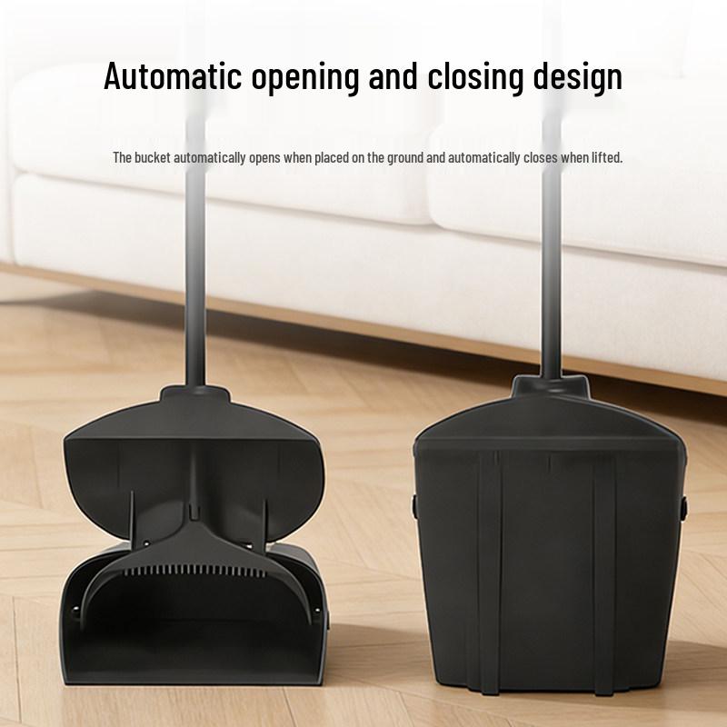 Baiyun Adjustable Windproof Broom & Dustpan Set for Commercial Use