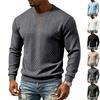 Men S Jacquard Crew Neck Long Sleeve Loose Casual Sweatshirt