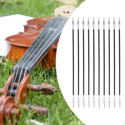 10 Pieces Violin Tail Rope Metal Wire Gut Easy To Install Tailpiece Cord Stringed