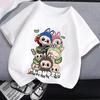 Kids Cartoon Cotton T-shirt Labubued Children Anime Print Tee Girl Fashion Casual Clothes Summer Cute Short Sleeve Clothing Gift