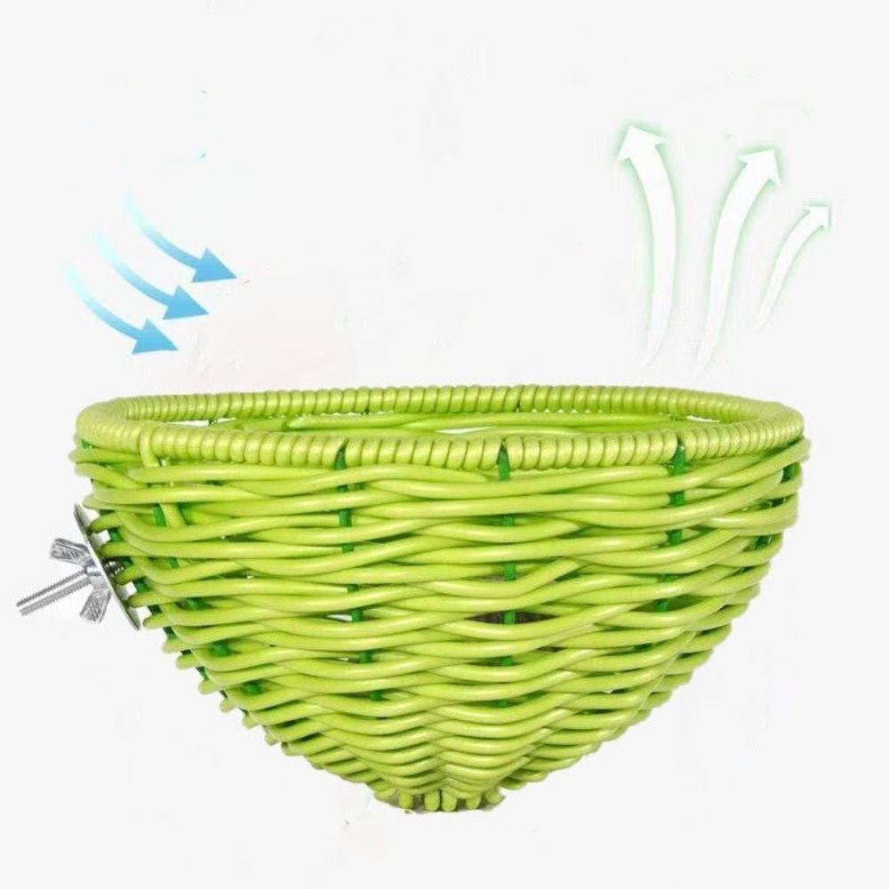 Bite Resistant Hanging Bird House Wear-resistant Handwoven Bird House  Balcony