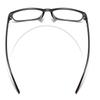 Anti-Blue Light Square Nearsighted Glasses Women Men Black Red Frame Prescription Eyeglasses Diopter 0 -0.5 -0.75 To -6.0