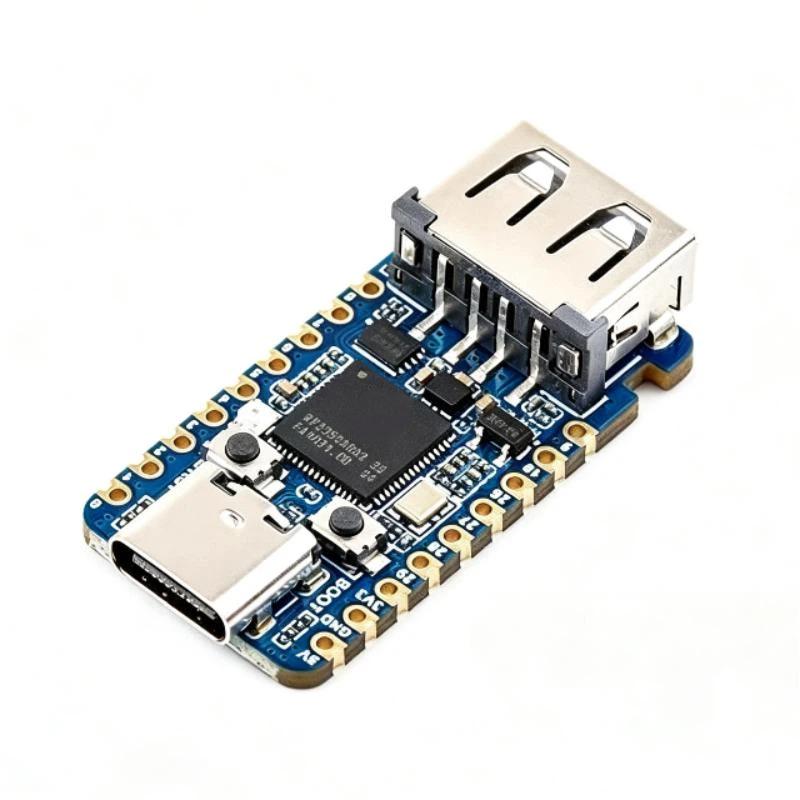 RP2350 Microcontroller Development Board 1Pcs Type-C & USB-A Dual Port Module for Beginner Programming Skill Practice