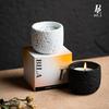 BILA Premium Handmade Soy Wax Candle Yulong Clear Tea Scent Ceramic Jar Smokeless Custom Option Long-Lasting Aromatherapy for