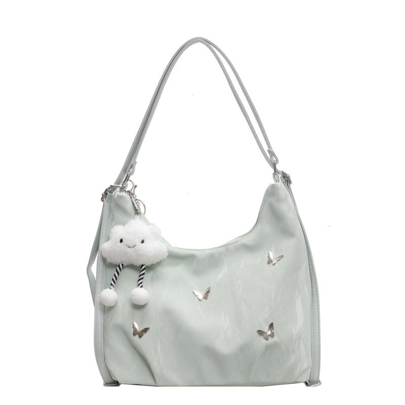 Casual Soft-faced Large-capacity Women's Backpack 2025 New Trendy Summer Commuter Shoulder Messenger Bag Multi-purpose Rear Backpack