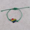 6Pcs Colorful Rainbow Beaded Bracelet Boho Friendship Braided Rope Rope Chain Couple Bracelet  Party