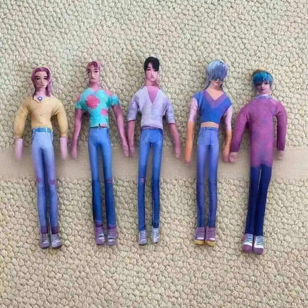 Kpop Demon Hunters Saja Boys Plush Kpop Demon Hunters Jinu Mysterys Romance Babys Abbys Huntrix Doll K Pop Demon Hunters Plush