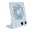 Ultra Thin Table Fan Desktop Flat Battery Operated Standing Hanging Portable Foldable Step Less