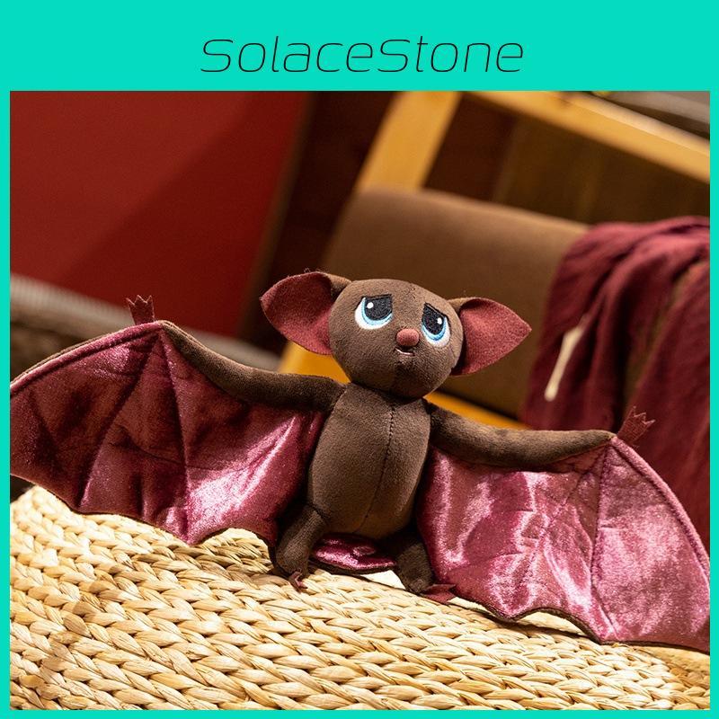 Cute Purple Cartoon Bat Plush Toy For Christmas And Decoration Halloween