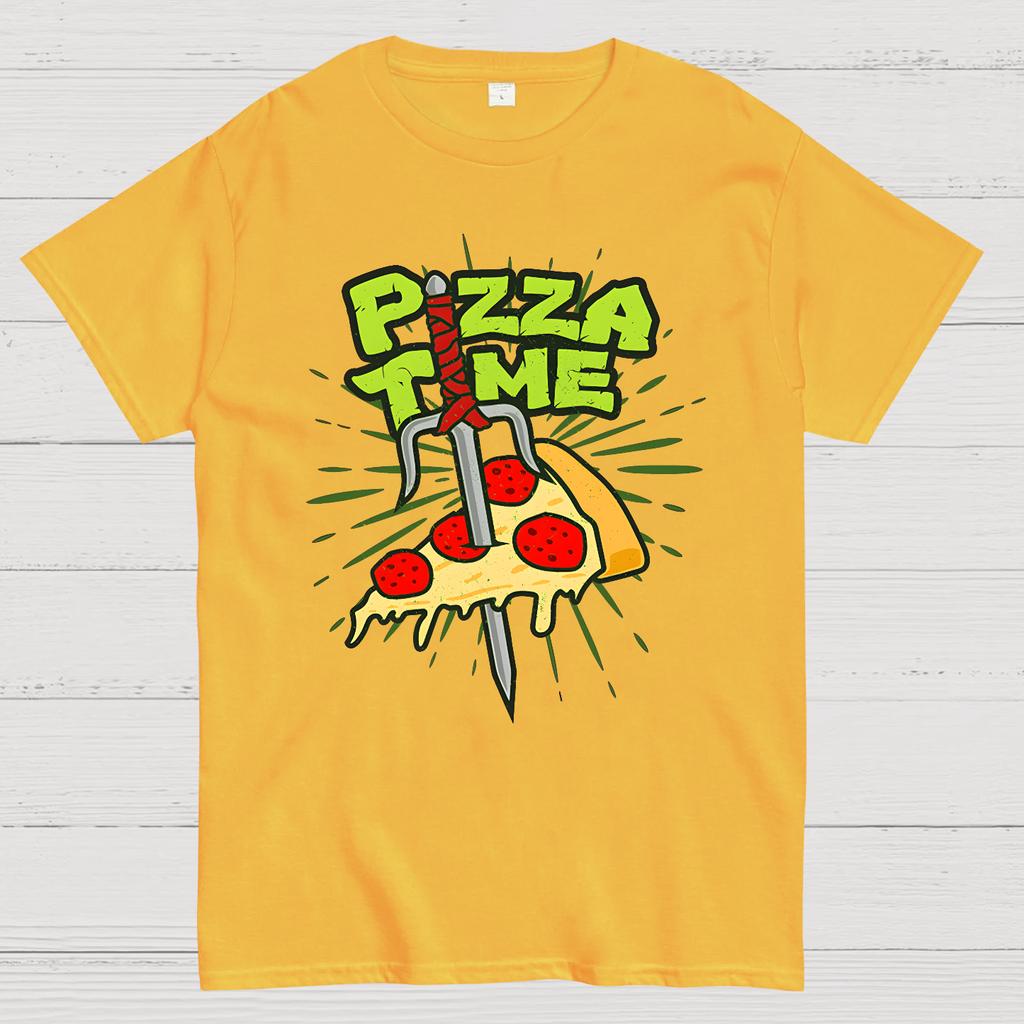 Pizza Time Cotton Summer Casual Cool Loose T-Shirt
