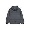 adidas Logo Print Zip Hooded Down Jacket Unisex Grey HZ2594