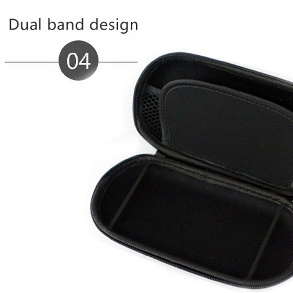 RDFJ PSVita Hard Protective Cover for PS Vita PSV Storage Case Pouch, 2000/1000/PSP, (Red)