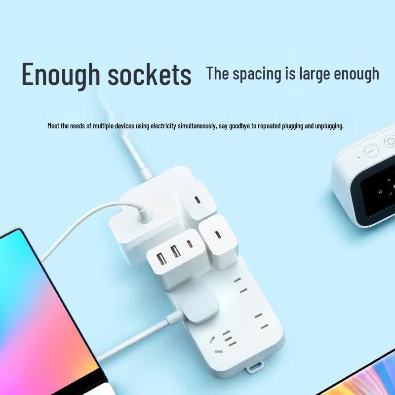 Xiaomi 8-Outlet Master Control Power Strip 3m