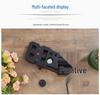 3D LED Digital Clock with Alarm, Calendar, and Thermometer for Living Room Wall
