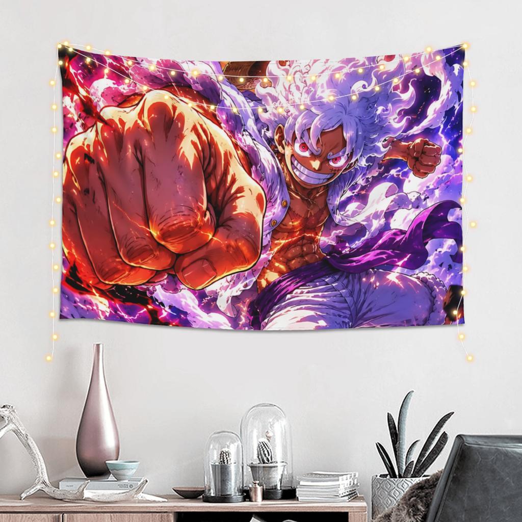 Cutecore Anime One Pieces Tapestry Bedroom Decoration Wall Hanging Blanket Tapestry Cool Stuff For Room