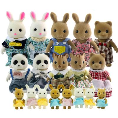 Παιχνίδι Προσομοίωσης Δάσους Οικογένεια Ταράνδων Κούκλα Κούκλα Κουκλόσπιτο Φιγούρες Σετ Έπιπλα DIY Παιχνιδοσετ Παιχνιδόσπιτο Παιχνίδια Αξεσουάρ για Κορίτσια Δώρα Χριστουγέννων