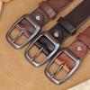 Men's and Women's Retro Genuine Leather Pin Buckle Belt