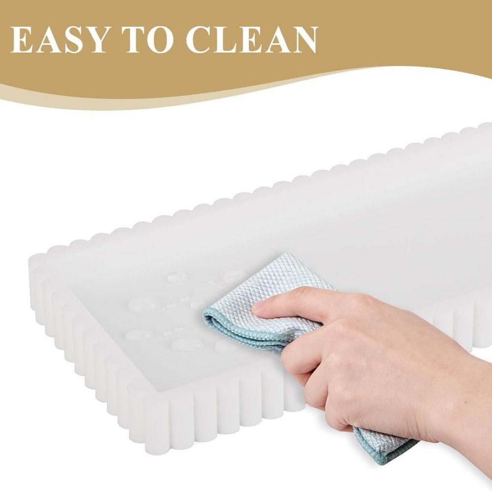 Wavy Candle Holder Tray Silicone Storage Tray Elegant Table DecorationTrays Coffee Table