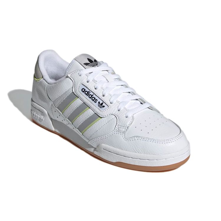 Adidas Originals Continental 80 Stripes Durable Lightweight Low-Top Skate Shoes Men Sneakers Silver Gray FX5098
