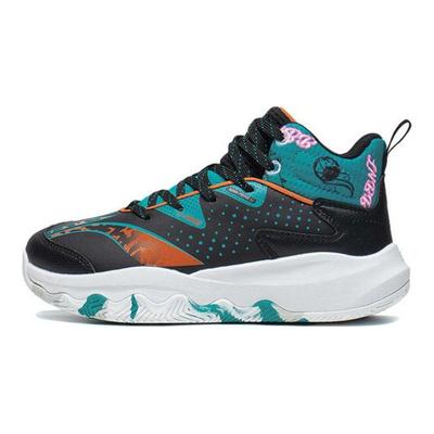 Li Ning Comfortable Versatile Shock Absorption Low-Top Basketball Shoes Kids Sneakers Deep-Green YKBT006-11