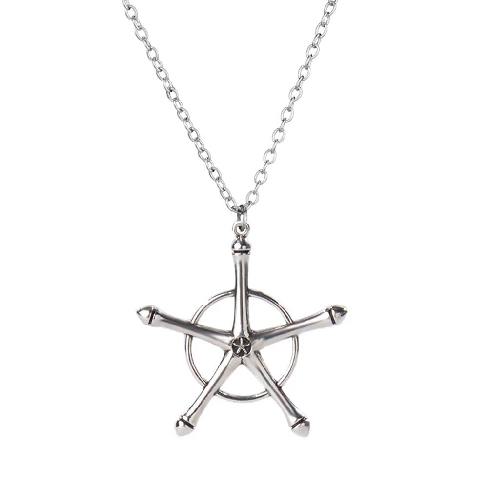 Anime Bleach Ulquiorra Cifer Maske Halskjede Mote Kurosaki Ichigo Knuste Masker Anheng Metall Choker Halskjede Fans Cosplay Gaver