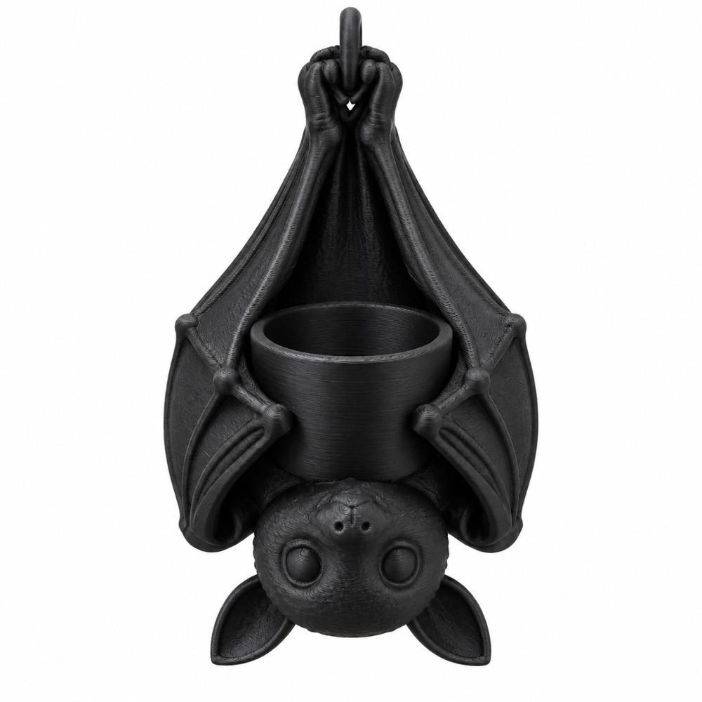 3D Printed Upside Down Bat Hanging Planter Plastic Animal Succulent Planter Halloween Party