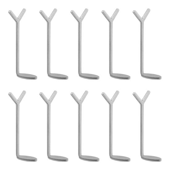 10Pcs Cat Eyes Nail Magnet Gel Nail Polish Love Heat Cat Eyes Y-shaped Wire Guide Home Salon Women Cat Eyes Magnetic Nail Art Manicure Tools