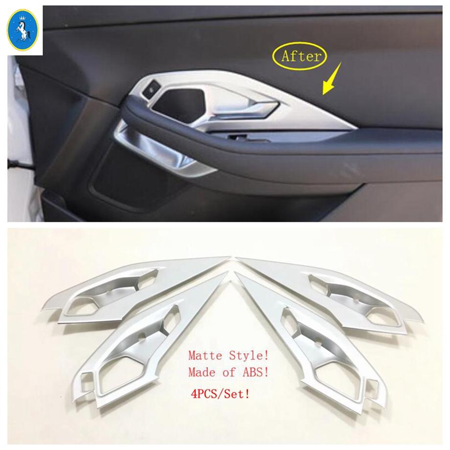 Glass Lift Button / Gear Shift Lights / Air Control Panel Cover Trim Fit For Jaguar E-pace E pace 2018 -  Matte Interior