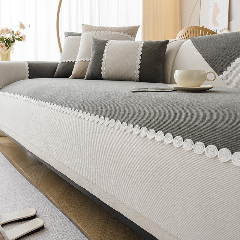 Waterproof Urine-Proof Sofa Cushion, All-Season Non-Slip Seat Cushion, New Chenier Pet Sofa Cover Cover Cloth Towel